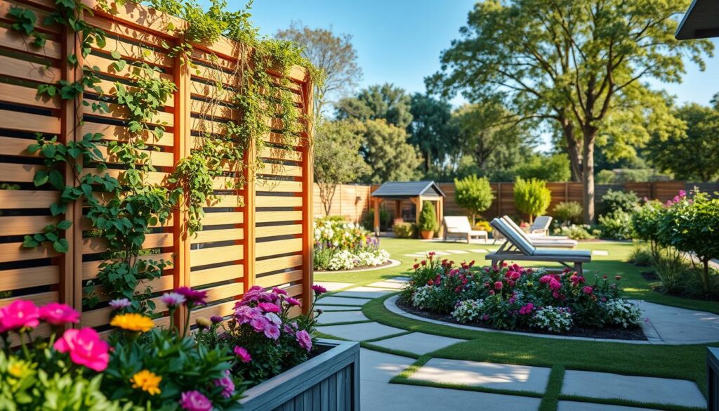 Design Sichtschutz im Garten