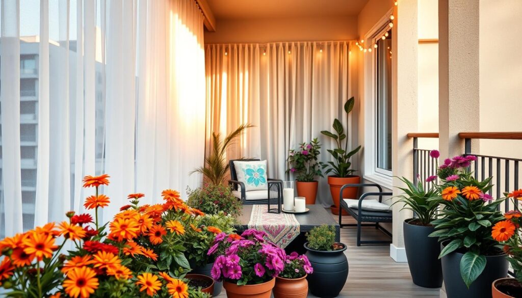 Farbkonzepte für eine ansprechende Balkon Deko