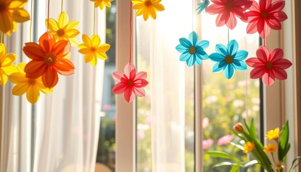 Fensterdekorationen für eine fröhliche Stimmung