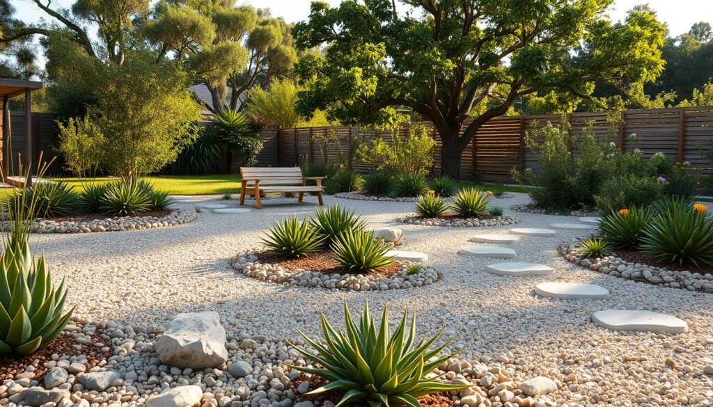 Gartengestaltung mit Kies