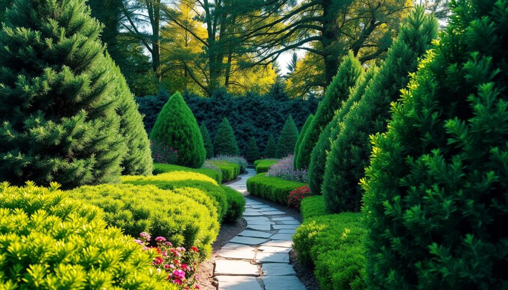 Gartengestaltung mit immergrünen Pflanzen