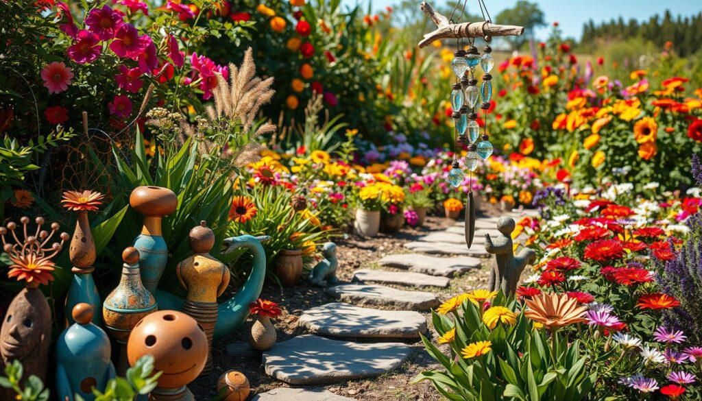 Kreative Garten Dekoration selber basteln