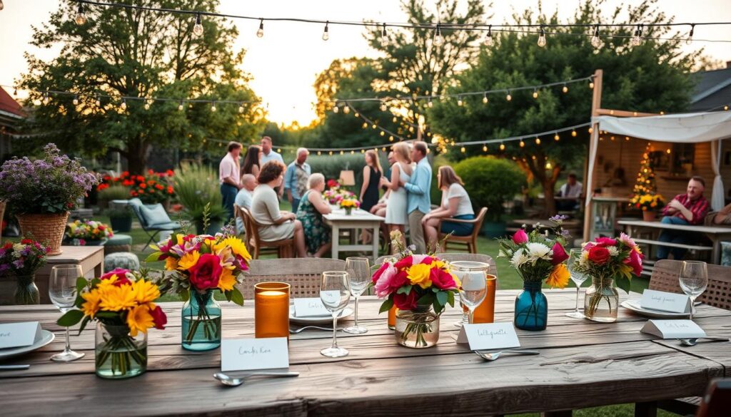 Outdoor Party Deko