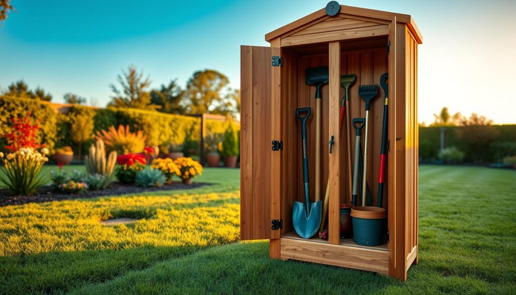 Schrank für den Garten