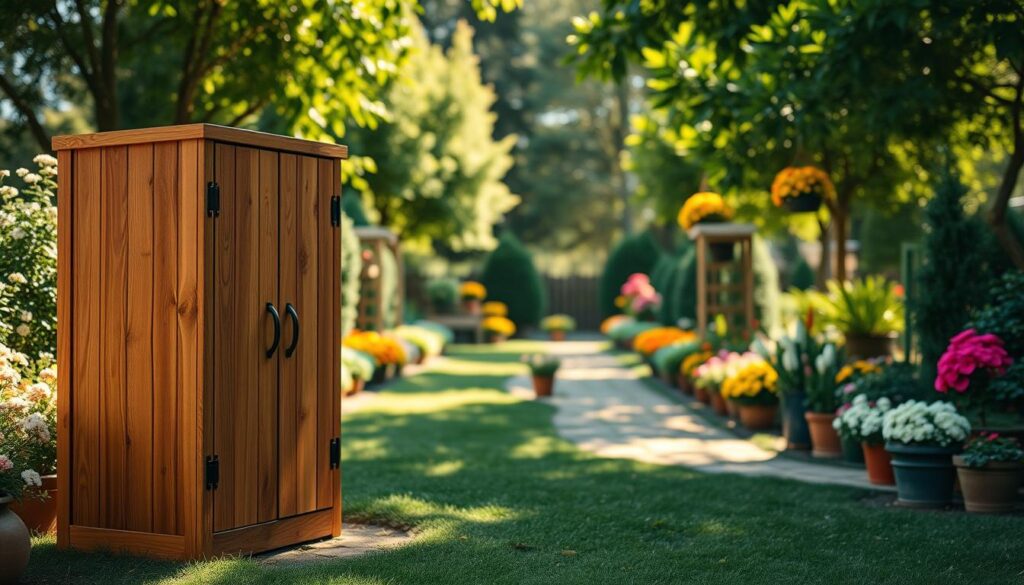 Schrank für den Garten