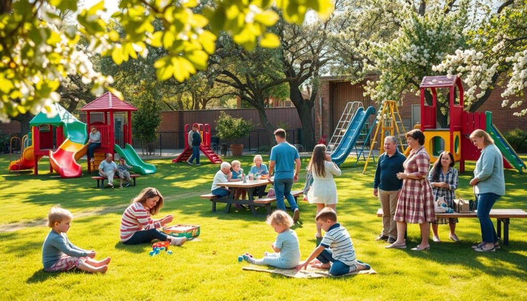 Spielbereich im Freien