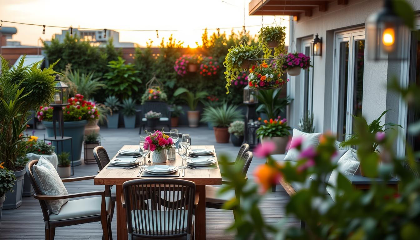 deko terrasse garten