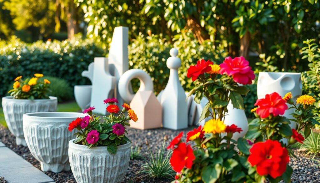 garten beton deko ideen