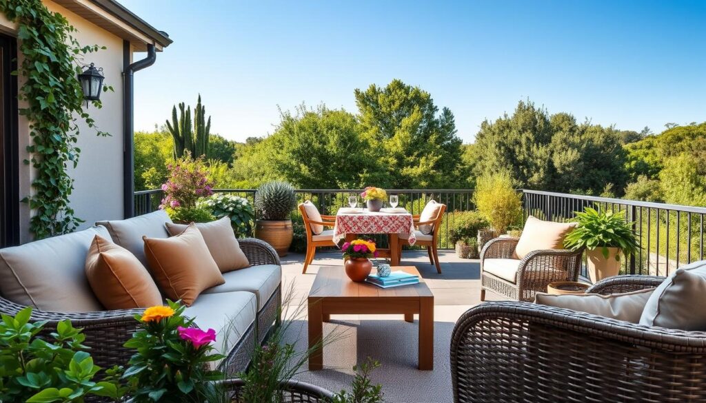 gartenmöbel und garten ideen für die terrasse
