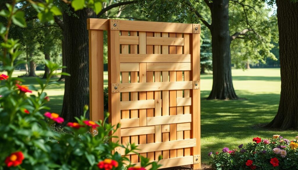 gartenwand holz