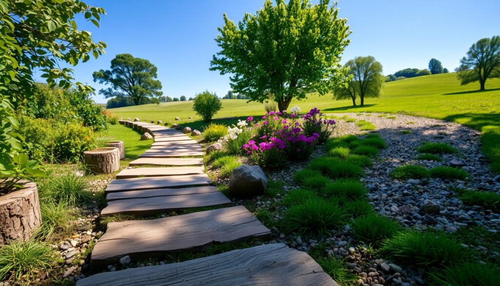 gartenweg materialien