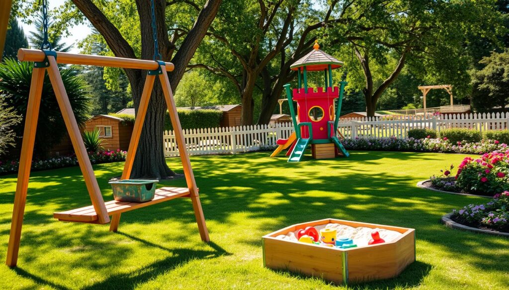kinderspielplatz im Garten