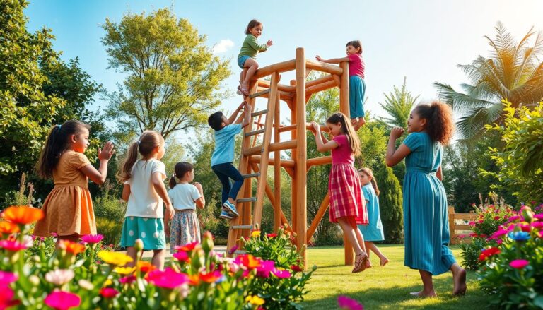kletterturm garten kinder