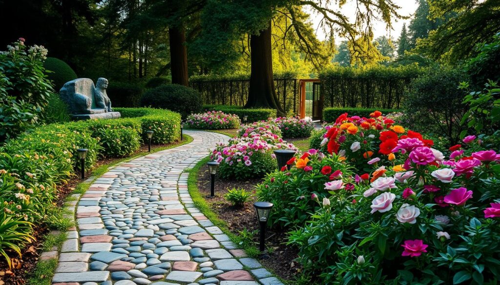 kreative gartenwege