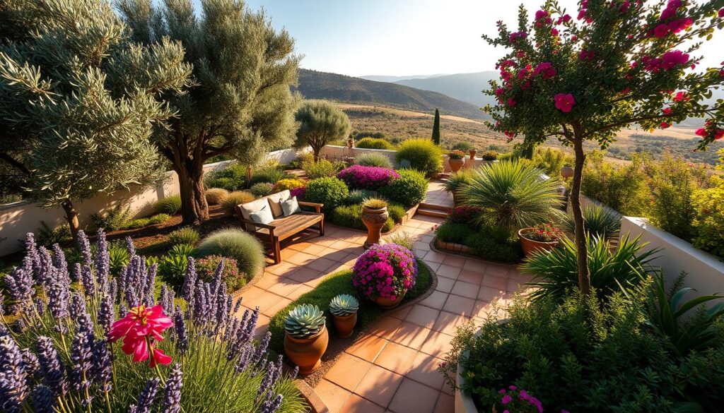 mediterrane Gartenplanung