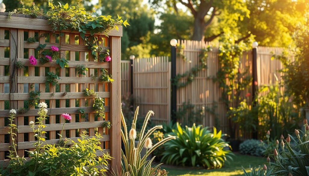 nachhaltige materialien für den Sichtschutz im Garten