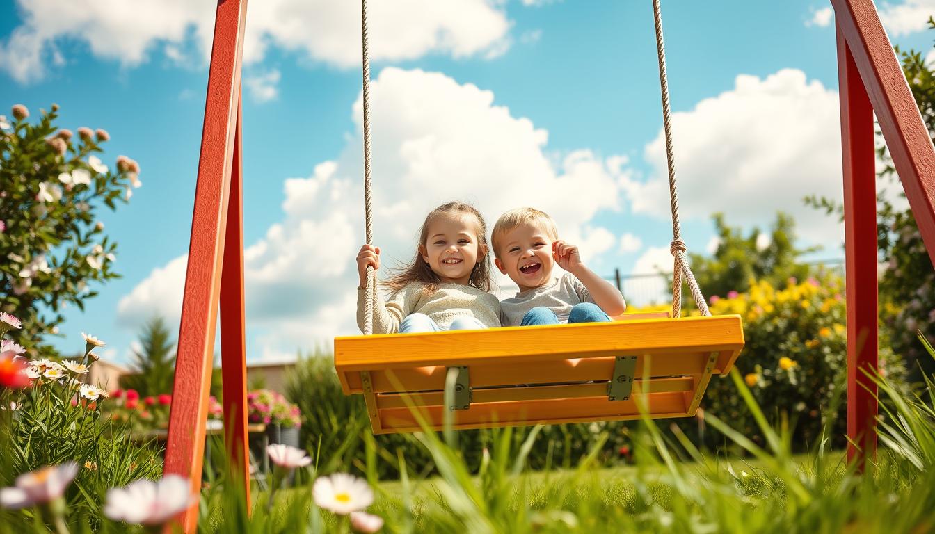 schaukel garten kinder